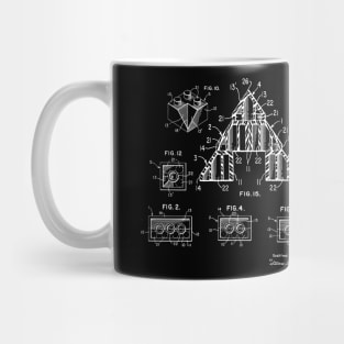 Legofan Gift Lego Bricks Patent 1962 Mug